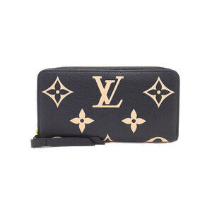 Louis Vuitton Bicolor Monogram Empreinte Zippy Wallet Round Zipper Long